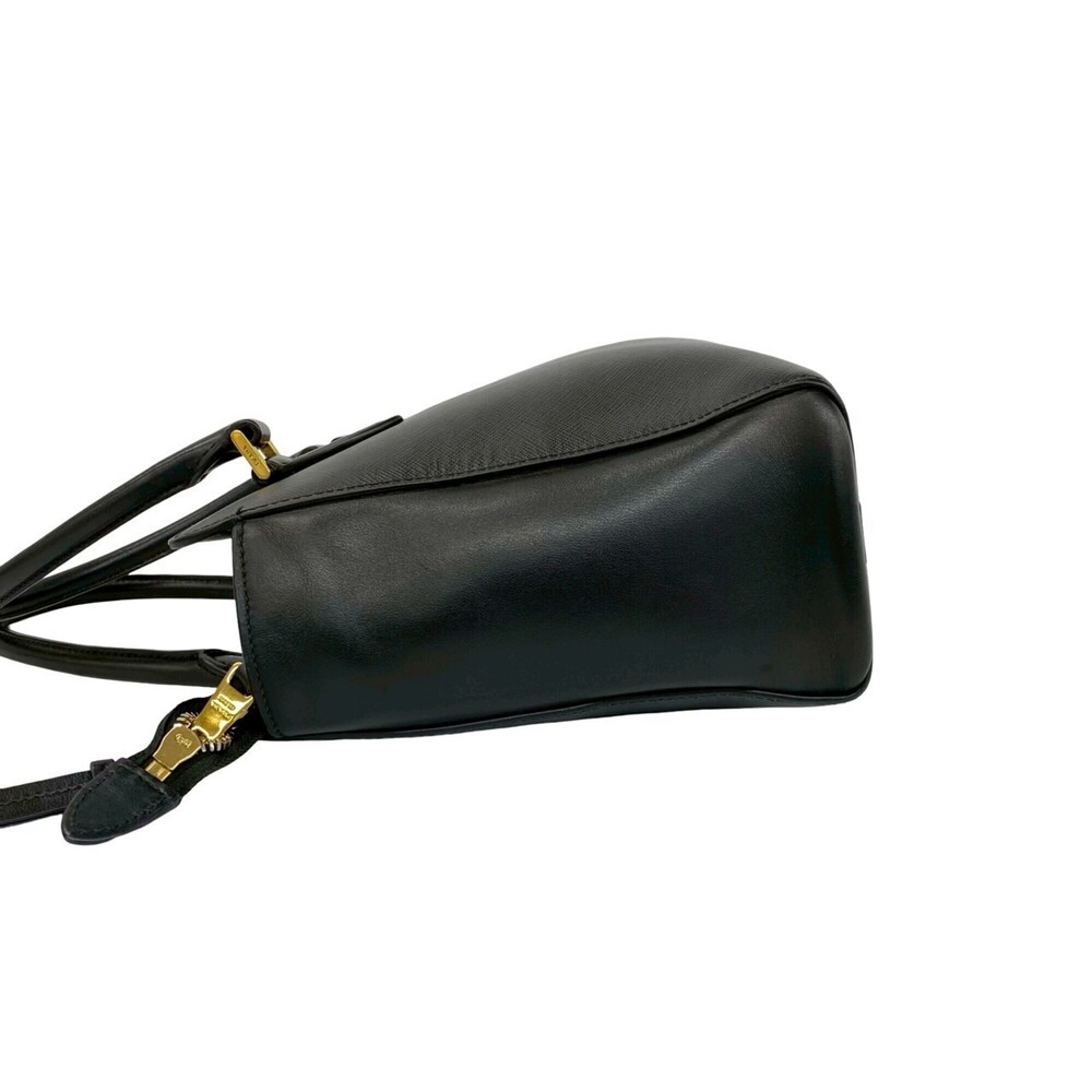 PRADA Prada Logo Hardware Saffiano Leather Genuine 2-way Handbag Mini Tote Ba... - Picture 5 of 10